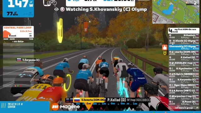 my first KOM-On race смотреть онлайн