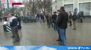 Симферополь  Вооруженный захват зданий парламента и правительства Крыма
