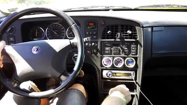 Testdriving new tune, Saab 9000 смотреть онлайн