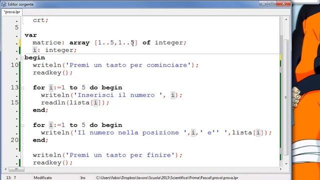 Matrici in Pascal - Programmazione con Lazarus смотреть онлайн