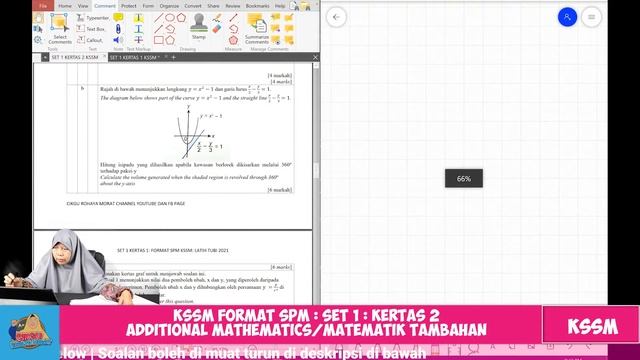 KSSM FORMAT SPM : SET 1 : KERTAS 2 ADDITIONAL MATHEMATICS/MATEMATIK TAMBAHAN смотреть онлайн