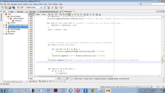 Metodo de Gauss Jordan en java-Netbeans Parte 2 смотреть онлайн
