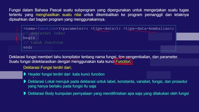 Fungsi dan Prosedur pada Pascal | Materi Informatika Kelas XI (sebelas) смотреть онлайн