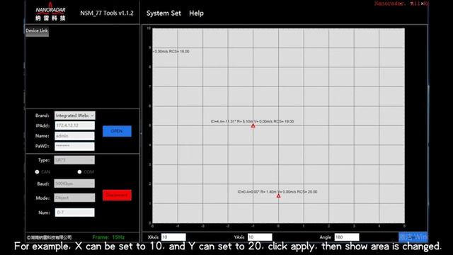 Nanoradar 77GHz FCW Radar Model SR73 Quick Guide Test Video смотреть онлайн