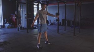 Русские махи гантелью одной рукой/ Single arm DB swing
