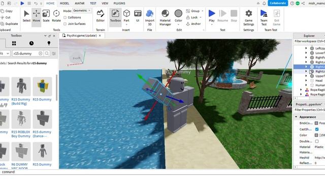 Roblox studio |Строю статую| смотреть онлайн