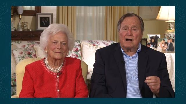 Welcome Video: Former President George H.W. Bush and First Lady Barbara Bush - EOD GALA смотреть онлайн