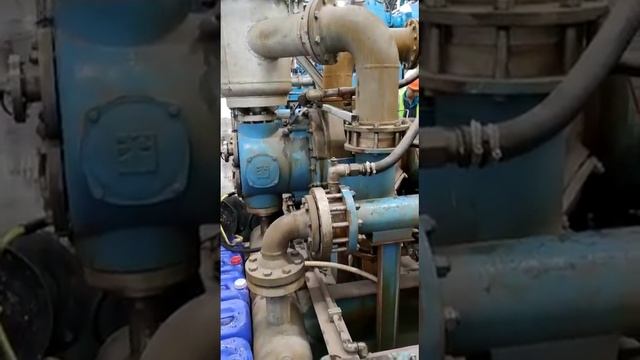 поршневой компрессор,промывка системы охлаждения и рубашек цилиндров по технологии БИОРЕНЕКС