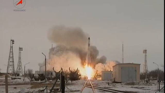 Пуск РКН Союз-У с КА "Прогресс М-66" смотреть онлайн
