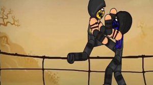 Мой первый мульт!Скорпион против Сабзиро!