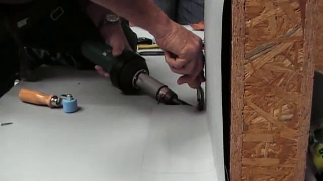 Manual roof welding with HERZ RiON Digital Hot Air Tool смотреть онлайн