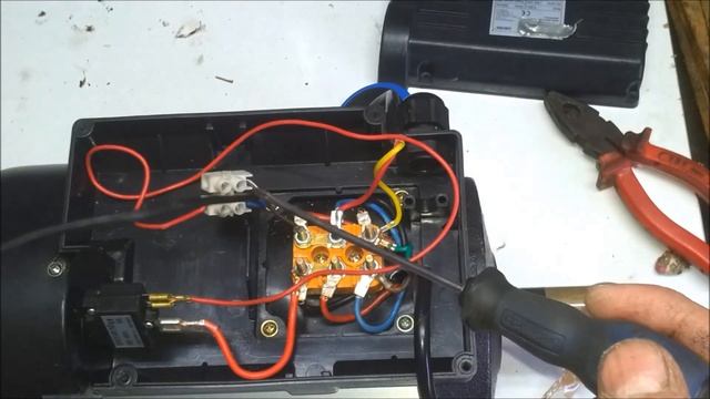 SILNIK Elektryczny 1Fazowy z dwoma kondensatorami . budowa, działanie, zmiana obrotów . смотреть онлайн