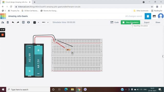 LED using a resistor смотреть онлайн