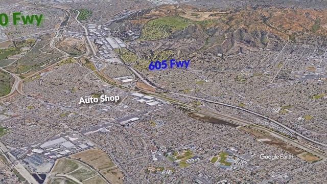 Auto Shop For Sale in Pico Rivera: Google Earth Tour смотреть онлайн