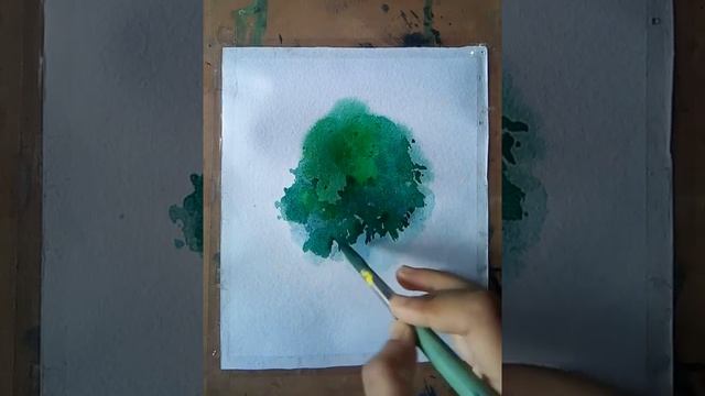 Tree Tutorial - For beginners | Easy and beautiful | SB Pastime смотреть онлайн