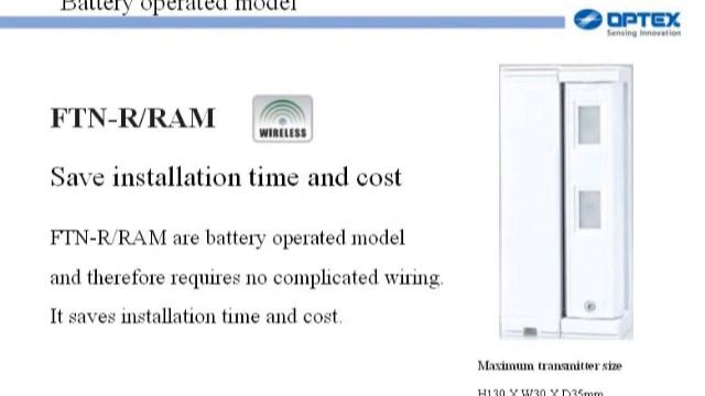 OPTEX Compact Outdoor Detector FTN-series смотреть онлайн