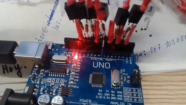 Arduino и mBlock тестирование светодиодов смотреть онлайн