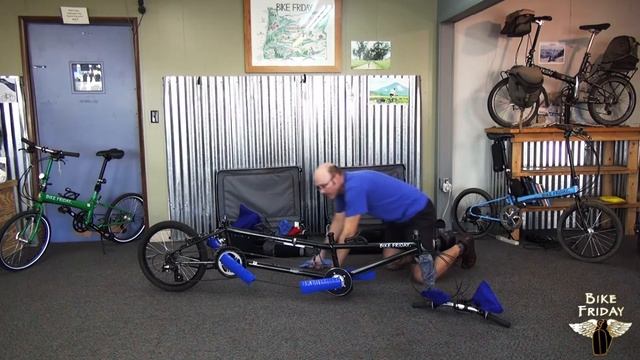 Bike Friday Packing A Family Tandem Bike смотреть онлайн
