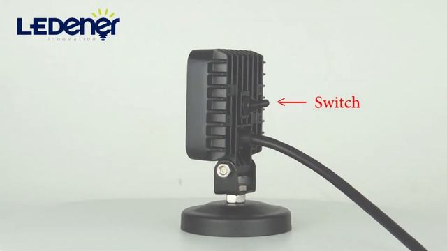 [CM-012S] LED WORK LIGHT with Switch,3" 12W, CE,RoHS,ECE R10 Approved смотреть онлайн