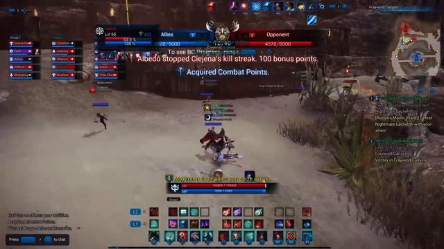 Tera PS4 / Gameplay Archer 65 PvP / How to win a Fraywind Canyon смотреть онлайн