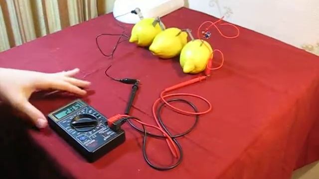 Опыт с лимонным источником тока, Радюк Алексей 7А смотреть онлайн