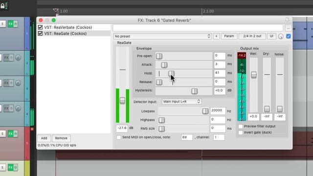 Gated Reverb in REAPER смотреть онлайн