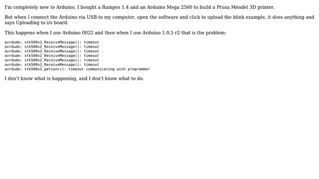 Arduino: Error uploading on Arduino Mega 2560 смотреть онлайн