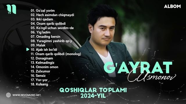G'ayrat Usmonov Qo'shiqlar To'plami 2024-yil