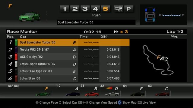 GT4 PS2 Career - Beginners - MR Challenge - El Capitan - Opel Speedster Turbo # 28 смотреть онлайн