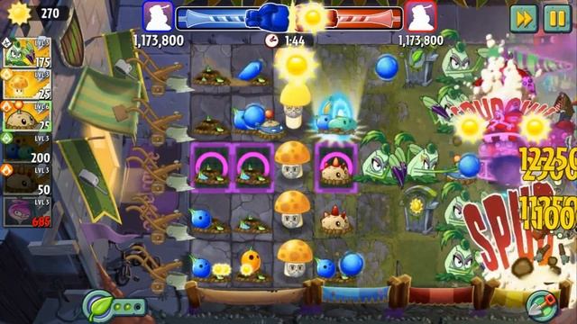 Арена PvZ2, 194 неделя, удобрение, 4 201 400 очков, 3 уровень растений, только базовые смотреть онлайн