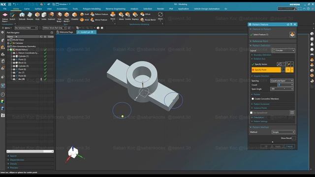 SIEMENS NX - Daily Practice - Not Using Sketch смотреть онлайн