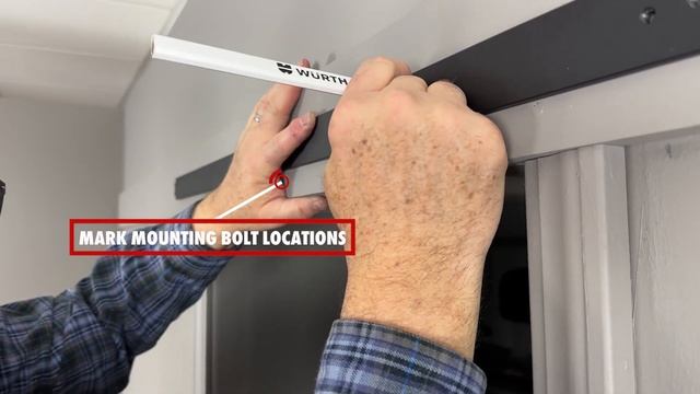 Wurth Flat-tip Design Single-door Sliding Track Barn Door Hardware Kit with Matte Black смотреть онлайн