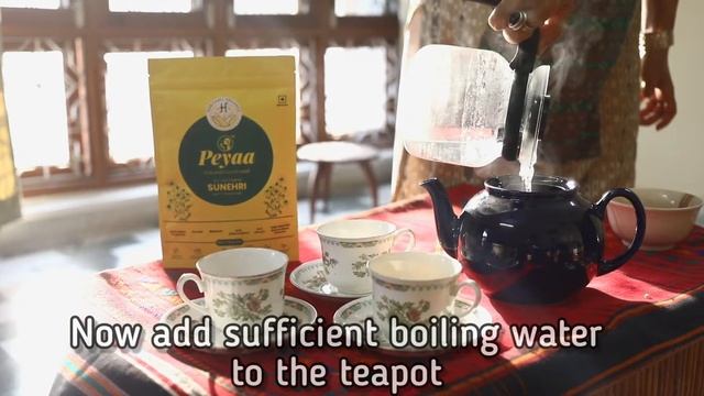 Golden tea for relaxation and — SUNEHRI herbal tisane with the goodness of chamomile and nettle смотреть онлайн