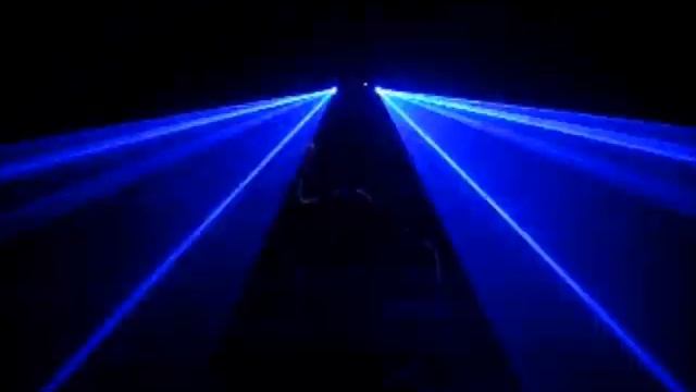 Laser Fanatics DJ 300mW Double Tunnel Blue Beam Laser Show Lighting смотреть онлайн
