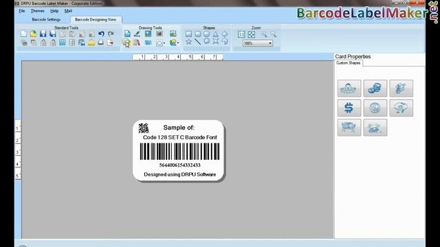 Understand how to create and print barcode label using Code 128 SET C Barcode Font смотреть онлайн