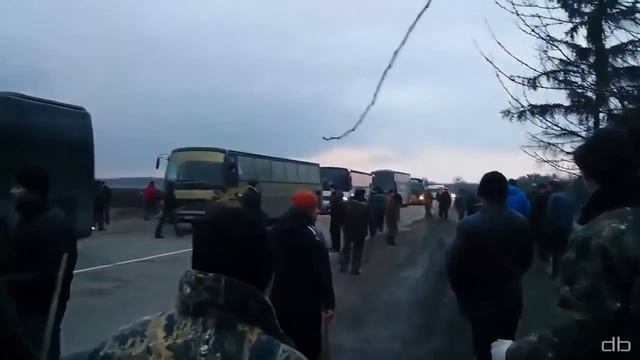 Корсуньская трагедия - боевики Майдана пытают крымчан, поджёг автобусов. 20.02.2014 смотреть онлайн