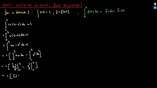 Integrals & probability ex 5 смотреть онлайн