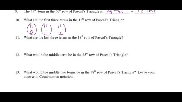 Pascal's Triangle смотреть онлайн