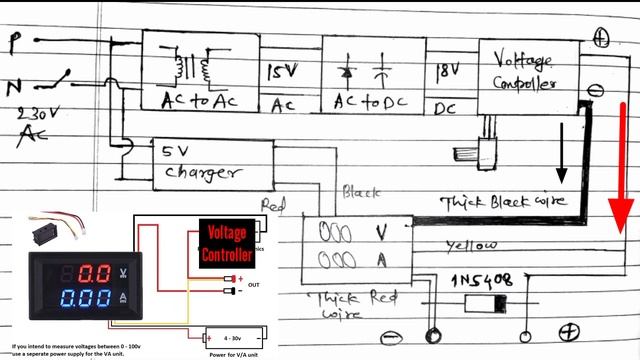 0-15V 5A | DIY Variable Power supply | #LM317 IC & #2SC5200 Transistor | #DC_Power_Supply смотреть онлайн