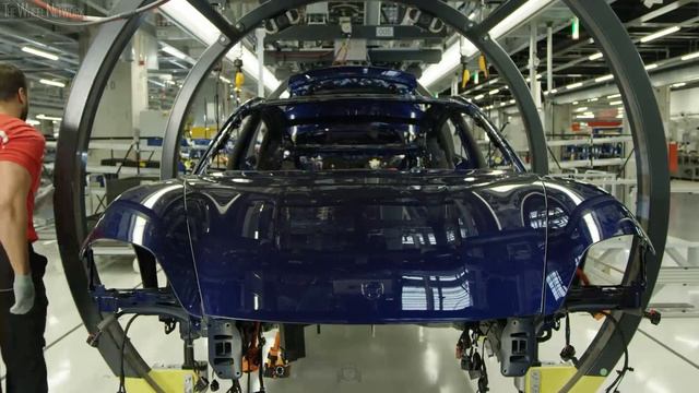 Porsche EV Production in Germany – Taycan Manufacturing in Zuffenhausen смотреть онлайн