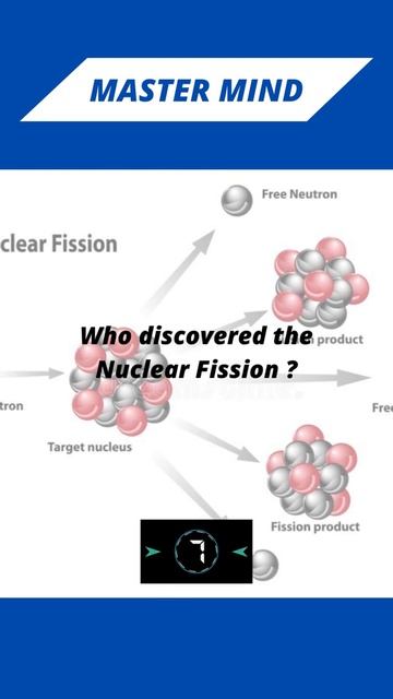 Master Mind | Who discovered the Nuclear Fission ? | #Shorts смотреть онлайн