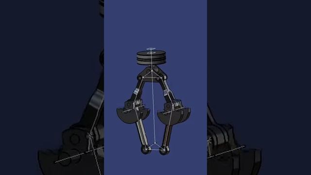 Animated Beta Type Stirling, Rhombic Drive (CatiaV5) смотреть онлайн