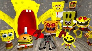 ВСЕ ВИДЫ СПАНЧ БОБ ПОЖИРАТЕЛЬ В ГРЕННИ ОНЛАЙН - All Types Sponge Bob Granny Online Garry's Mod !