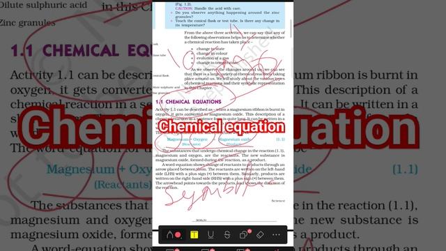 class-10 chemical equation rbse cbse science NCERT смотреть онлайн