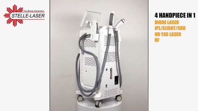 Multifunction laser beauty machine 808nm Diode Laser +IPL +Nd Yag Laser +RF смотреть онлайн