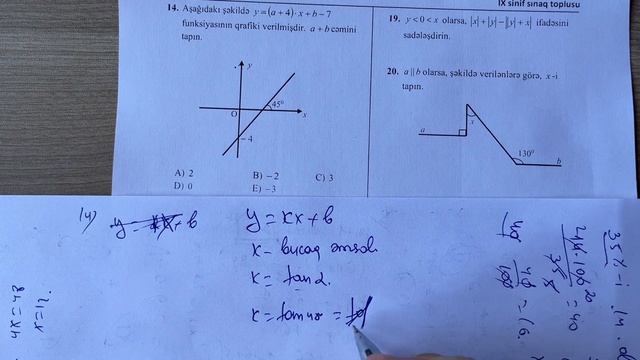 ✅♨️ 2024 9-cu sinif Buraxılış | Ümumi sınaq 5 (80 sınaq) смотреть онлайн