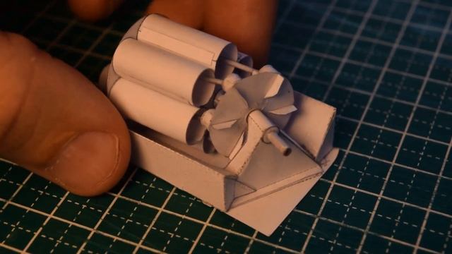 Axial piston paper motor / Аксиально-поршневой бумажный мотор смотреть онлайн
