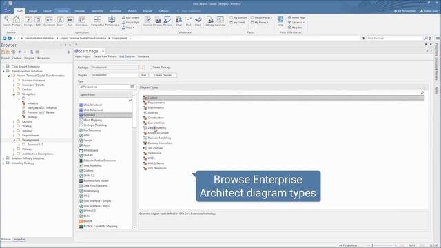Start Page enhancements in Enterprise Architect 16 смотреть онлайн