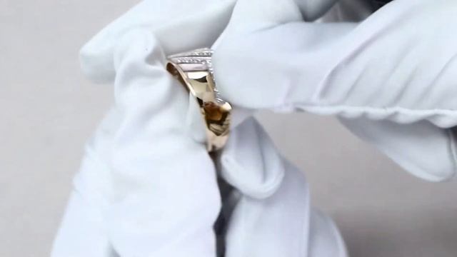 Золотое кольцо Красносельский ювелир с фианитом РКд3968 смотреть онлайн