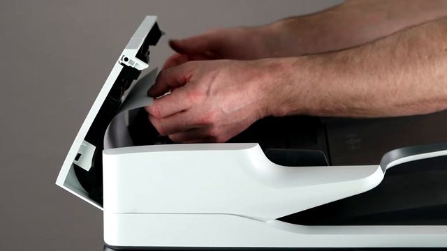 Clear Paper Jams in Document Feeder | HP LJ MFP M631, M632, M633, M637, Managed E625xx, E626xx | HP смотреть онлайн